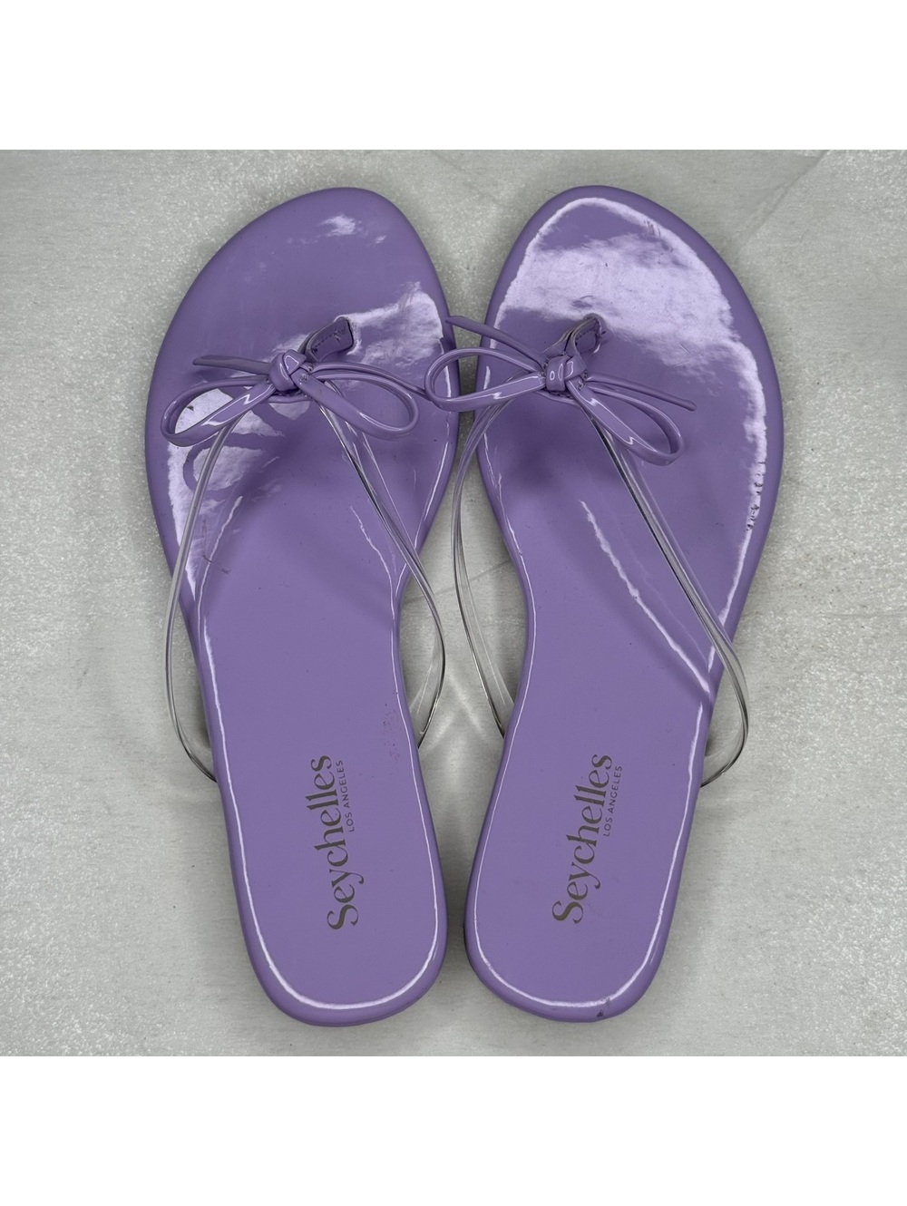 Seychelles Womens 6 Patent Thong Sandals